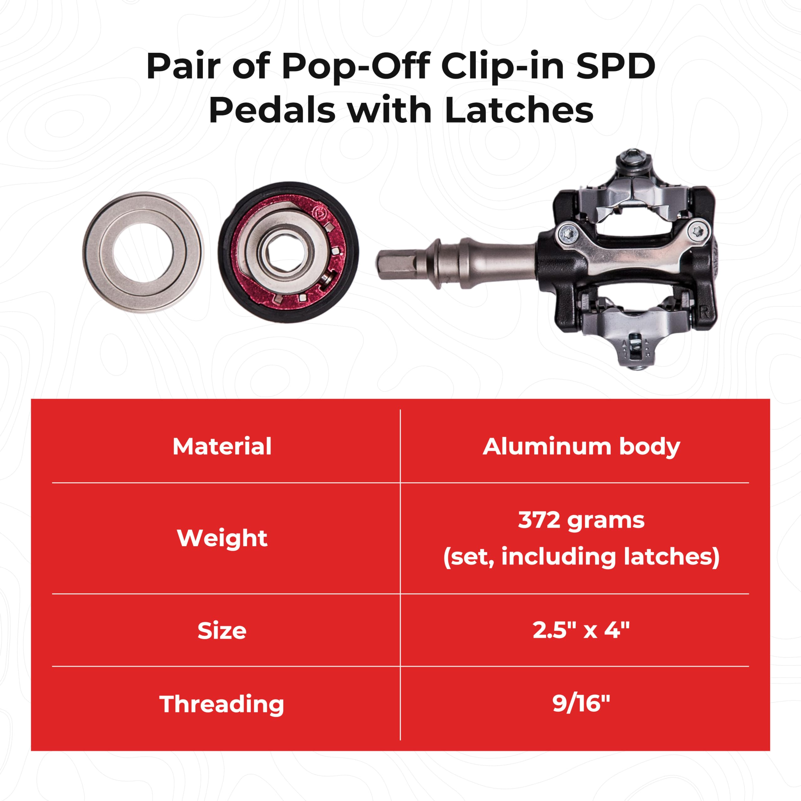 Amazon.com : Quick-Removable SPD Pedals - 2 Wellgo SPD Clip-in